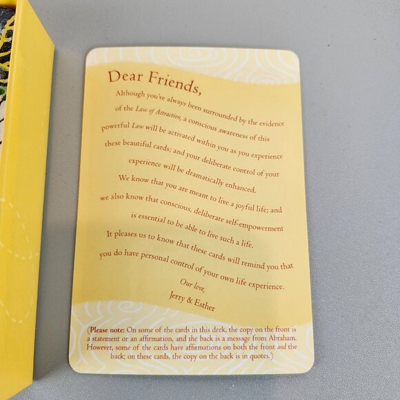 “The Law of Attraction Cards” 60 Card Deck Esther and Jerry Hicks - Picture 7 of 8